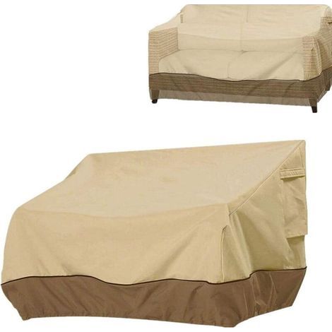 Outdoor sofa cover for 3-seater sofa, waterproof, windproof, dustproof, 147 x 83 x 79 cm (1/5)