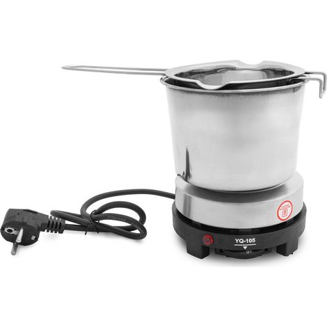Ensemble bain-marie - cuisinière, casserole et appareil de fusion