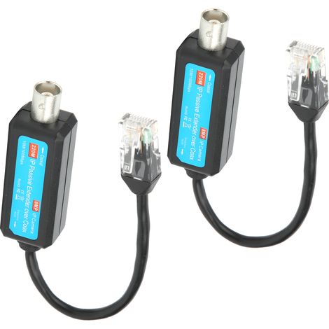Émetteur-récepteur passif IP 8MP pour caméras de surveillance en réseau coaxial (1/5)