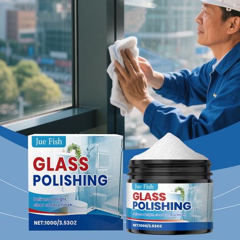 Glaspolierpaste für täglichen Glanz und Klarheit, Mehrzweck-Glaspflegecreme für den privaten und gewerblichen Gebrauch – 100 g -- DTEKGAZ (1/5)