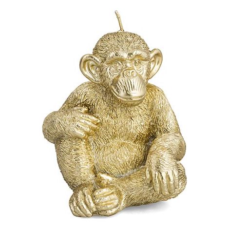 Tono Su Tono Candela Scimmietta H 110 Mm Oro