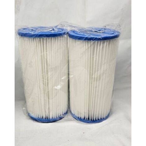 2 Pack Pool Filter Cartridge - Bestway Spa Replacement Filter III IntexA/C Pool Filter Cartridge (1/4)