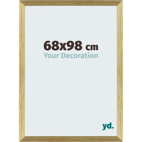 yd. - Cadre photo 68x98 - Or Brillant - MDF - Mura