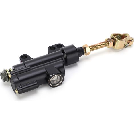 Schwarzer hydraulischer Hinterradbremszylinder für Motorräder, Quads und Dirtbikes – Fußbremspumpe, universelles Ersatzteil (1/5)