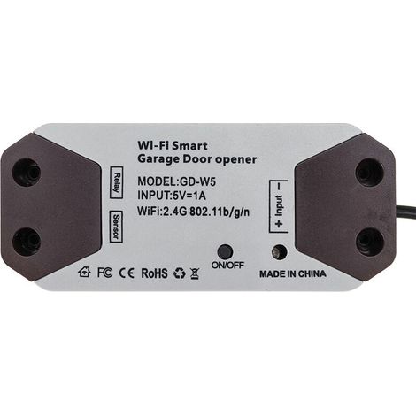Interruttore intelligente Wi-Fi per apertura porta garage EWelink, controller per porta garage, controllo remoto tramite app, non richiede hub.