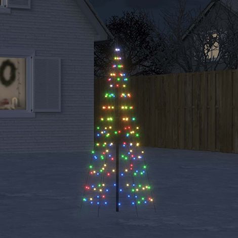 LED-Weihnachtsbaum 200 LEDs Mehrfarbig 180 cm