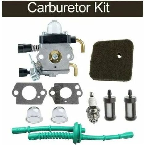 Vergaser-Kit, Vergaser-Ersatz für STIHL FS38 FS45 FS45C FS45L FS46 FS46C FS55 FS55C FS55R FS55RC FS55T STIHL Rasentrimmer KM55 KM55C KM55R KM55RC Kombi Mot