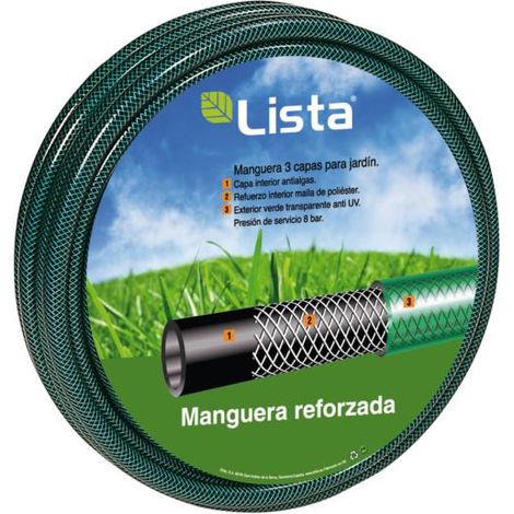 Manguera Reforzada 15x19,5mm 25 m LISTA