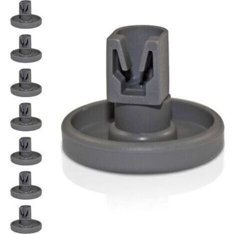 Lote de 8 ruletas universales para panier inferior - Convient pour de nombreux lave-vaisselle