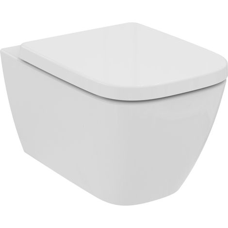Ideal Standard - Set WC i.life B, composto da un WC sospeso e un sedile avvolgente con chiusura ammortizzata (1/4)
