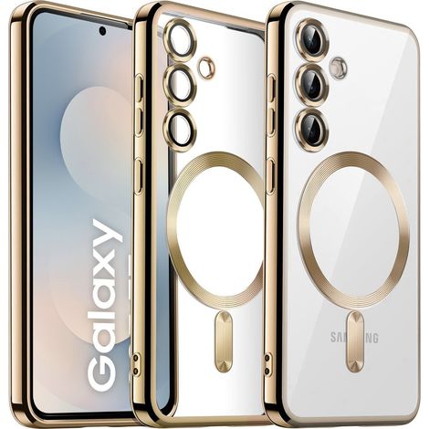 Funda para Samsung Galaxy S25 FE, Electro MagSafe, color dorado (1/5)