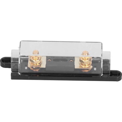 Bloc porte-fusible 100A AGU Protection électrique pour amplificateur de puissance Audio de voiture fil de calibre 0/4 (1/5)
