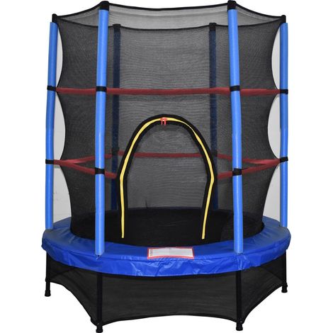 Trampoline - bleu - 140 cm (1/5)