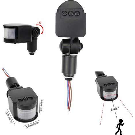 YMYNY DC 12 V Automatischer PIR-Infrarot-Bewegungsmelderschalter für LED-Flutlicht (1/5)