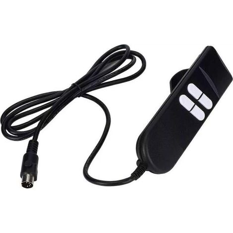 Télécommande manuelle Okin Ashley à 4 boutons et 5 broches pour fauteuil inclinable électrique ou fauteuil releveur. (1/3)