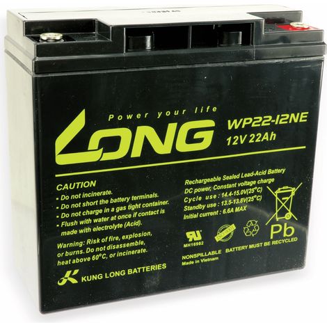 KUNG LONG Blei-Akkumulator WP22-12NE, 12 V-/22 Ah
