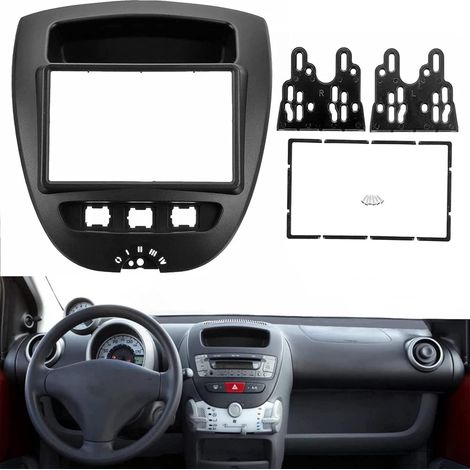 Adattatore autoradio doppio DIN compatibile con Toyota Aygo, Citroën C1, Peugeot 107 (2005+) (1/5)
