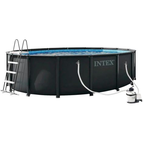 [GEBRAUCHT] B-Ware Intex Aufstellpool Framepool-Set Ultra XTR Ø 488cm rund Handtuchheizkörper