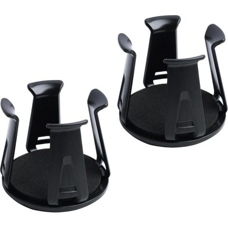 Lot de 2 Porte-gobelets de Voiture universels - Porte-Bouteilles Autocollants et Porte-Bouteilles pour Intérieur de Véhicule, Compatible avec Tasses à Café et Bouteilles, Installation Facile (1/4)