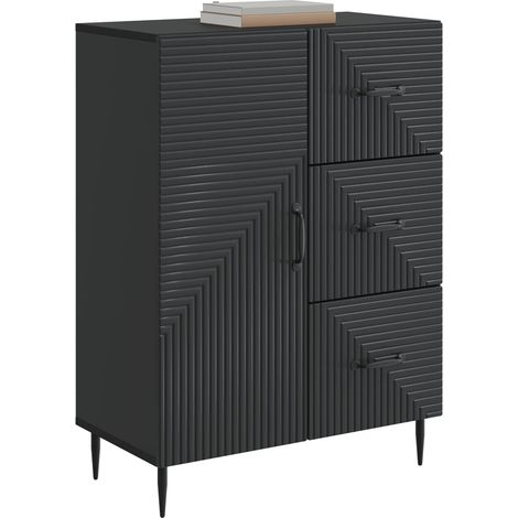 Maison Exclusive - Credenza Nero 66 x 34,5 x 89,5 cm Legno ingegnerizzato