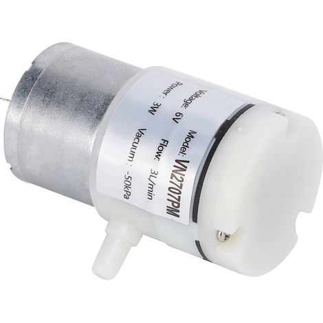 Lot de 3 micro-pompes à membrane, débit de 3 L/min, pour aquarium, 6 V CC (1/5)