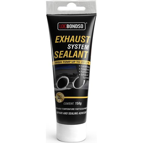Pate echappement 1100°C pour Voiture/Moto (150g),Mastic echappement Voiture, Utilisé pour colmater Les Petits Trous, Les Points de Rouille et Les Fissures (1/5)