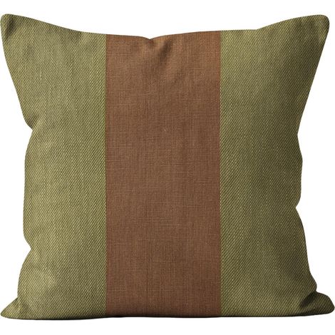 Coussin en coton 45x45 cm NATALIA vert, par Soleil d'ocre