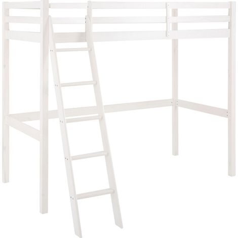 Alpi2Lit mezzanine 90x200 cm en pin blanc (1/5)