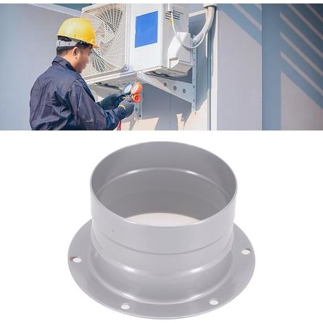 Flangia di collegamento per condotto metallico, adattatore per flangia di condotto di ventilazione a parete, 76-203 mm, per apparecchiature di ventilazione (150 mm). (1/5)