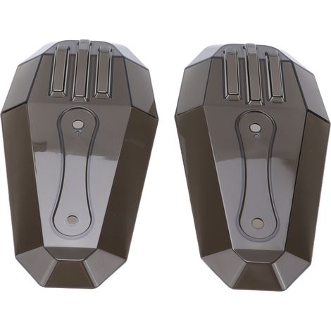 Protège-mains de guidon universel coupe-vent, accessoire anti-vent pour moto riding, teinte fumée, protection des poignées, compatible tout-terrain et route. (1/5)