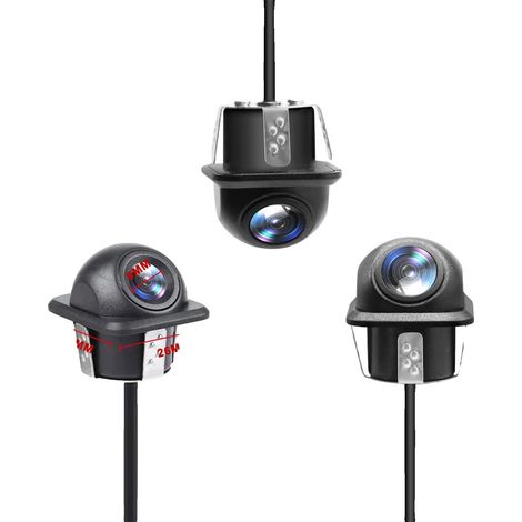 Telecamera posteriore, risoluzione 720P, grandangolo 175°, telecamera universale, 12V (1/2)