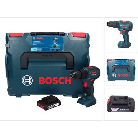 Avvitatore a percussione a batteria Bosch GSB 18V-55 Professional 18 V 55 Nm Brushless + 1x batteria 2,0 Ah + L-Boxx - senza caricabatteria