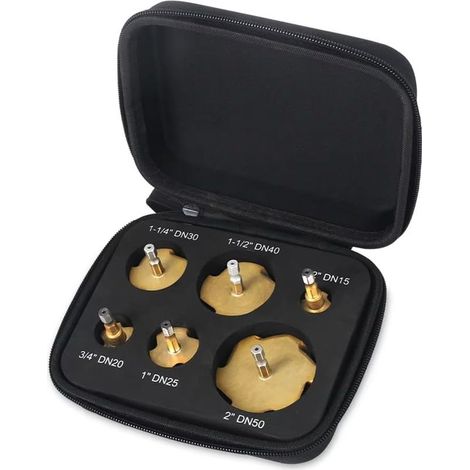 Ensemble D'Outils de Levage PPR, Foret Étagé, 6 Pièces, Tige Hexagonale, Outil de Connexion de Conduite D'Eau 20-63 mm pour Alésage de Conduite D'Eau (1/5)