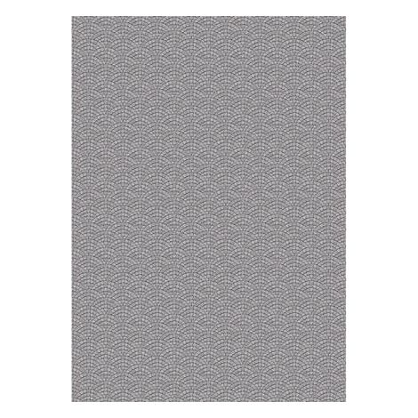 MYVILLAGE Foglio Decorativo Pavimento Mattonelle Grigie Per Villaggio Di Natale 50 Cm