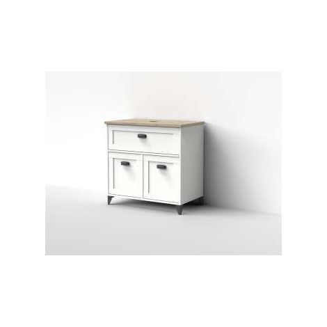 Mueble de baño Toscana sin lavabo acabado color blanco 95 cm(alto)85 cm(ancho)47 cm(largo) (1/5)