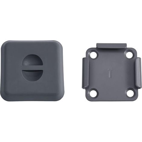 Songmics – Socle de fixation de store 115 x 115 x 15 mm – Fer traité électrostatique – Installation facile sur sol dur – GSA004 (1/5)