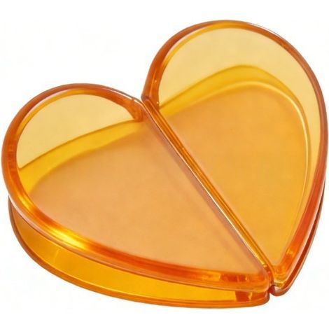Cute and creative new Magnetic Square Hair Clips for women - Orange -