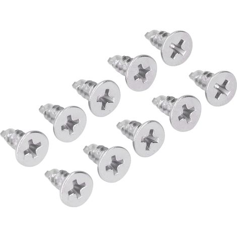 200 vis autoperceuses à tête cruciforme, en acier inoxydable 410, diamètre nominal 13 mm, M4.8-16 (1/5)