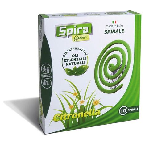 Spira Green Spirali Citronella - Confezione 10 Pezzi - (1/2)