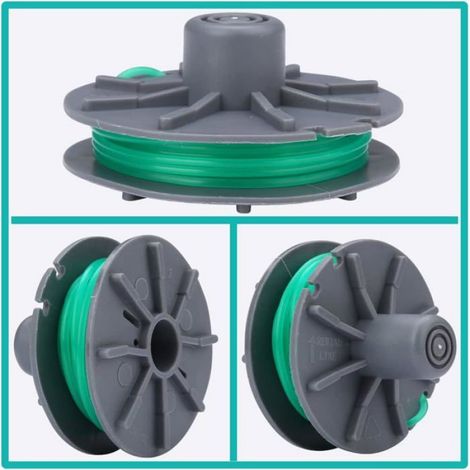 Bobine Fil pour Gardena 5309-20 Art.9811 Turbo Trimmer PowerCut Plus 650/30 Pièces de Rechange Coupe Bordure (4 pièces) (1/5)