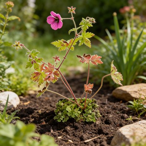 Géranium vivace hybrid Ann Folkard 20cm Godet 9cm - Geranium (1/4)