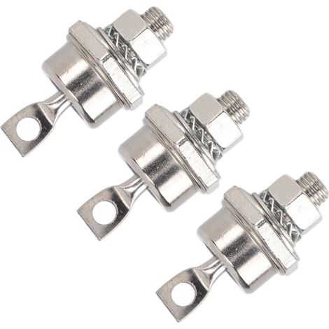 Lot de 3 diodes redresseuses 70HFR120 70A, module redresseur spiralé compact et stable pour accessoires de générateur diesel, pôle négatif (1/5)