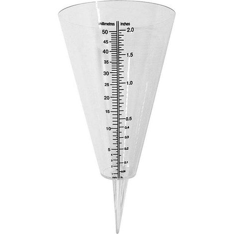 Pluviomètre pour mesurer les niveaux de pluie, avec échelle facile à lire, parfait pour votre jardin