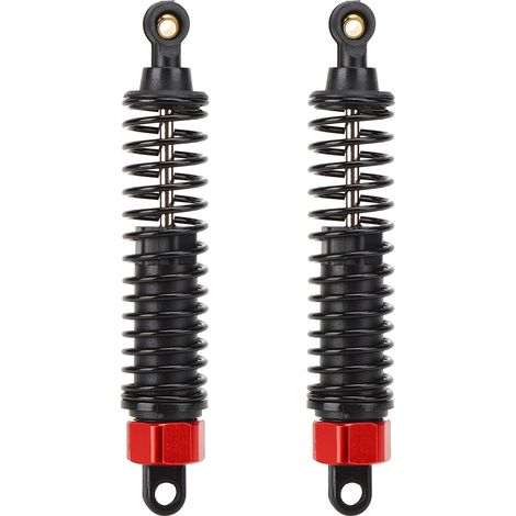 Lot antivibration antirouille 2pcs 3,5 pouces amortisseur pour camion court 1/10 JLB HSP EM DHK HPI (Rouge) (1/5)