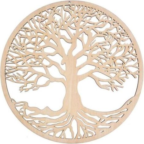 Wandbild „Lebensbaum“ aus Holz, Wanddekoration „Lebensbaum“, Einzugsgeschenk, Wohnaccessoires (1/5)