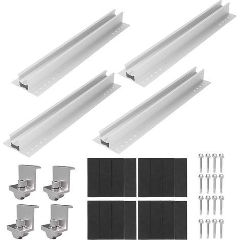 Aluminum alloy solar panel mounting bracket for secure PV support (1/5)