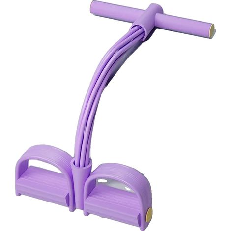 Banda de resistencia, equipo de fitness multifuncional, diseño elástico ajustable, MORADO (1/2)