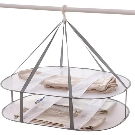Séchoir à Pulls - Séchoirs pliables pour Séchage du Linge,Étendoir à maille grand indispensable pour appartement pour vêtements chaussettes sous-vêtements pulls jouets pour la maison et le voyage (1/5)