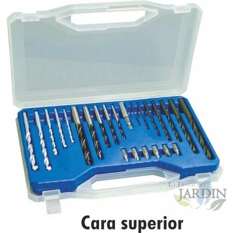 Set di 170 pezzi assortiti di tasselli e punte da trapano Set completo per trapano Kit di fissaggio e foratura