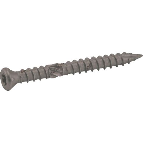 Vis pour terrasse Tete Réduite TX 5x60 Inox A2 Brun bte de 200 Acton
